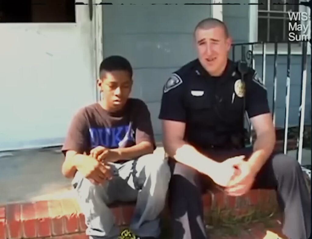 After this distraught boy called 911, a cop saw his room and took action