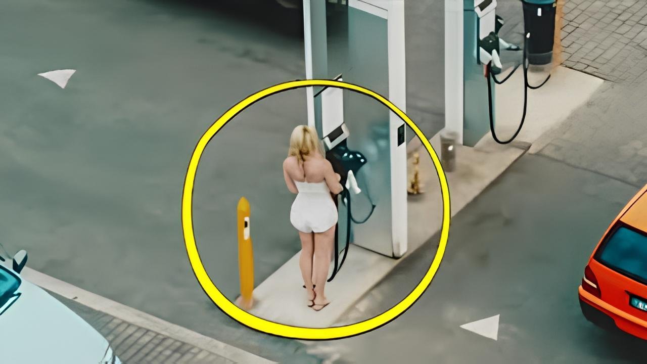 Woman at Pump Station Was Behaving Weird – Man Turned Pale After He Saw What She Was Doing